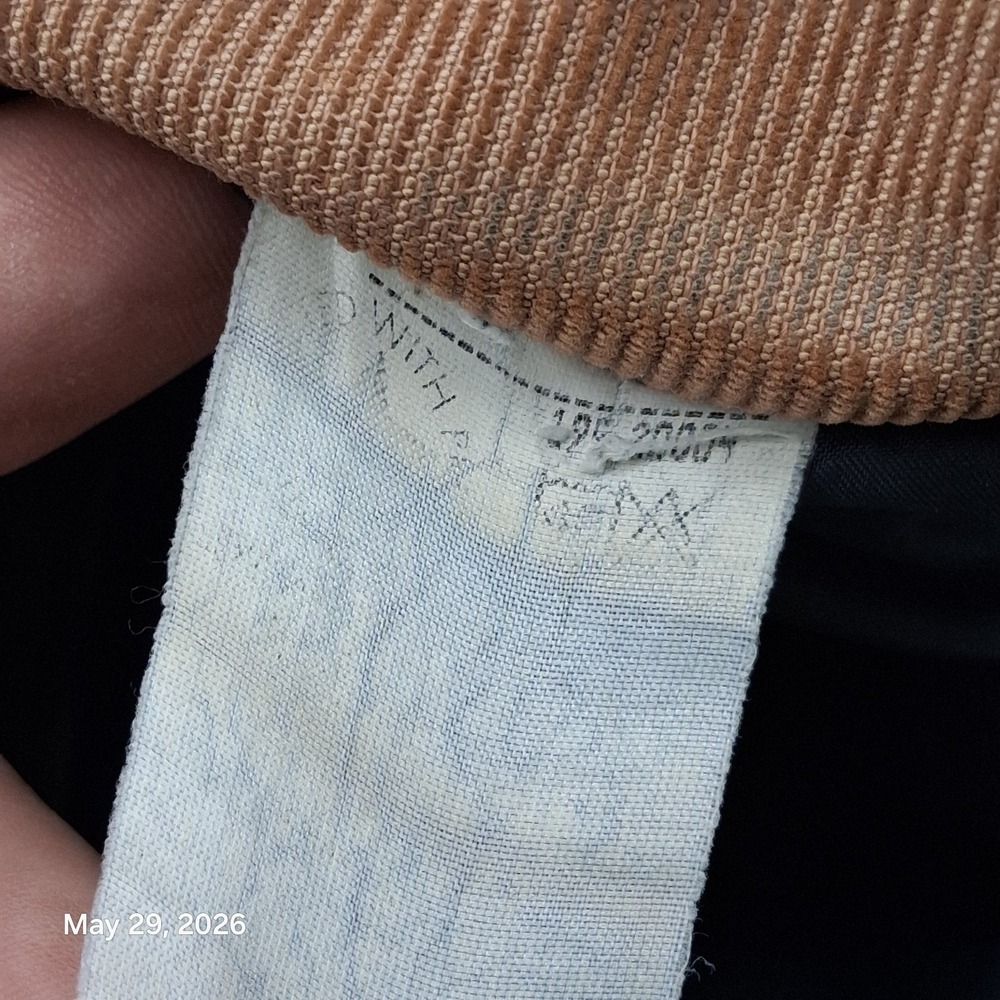 Vintage Carhartt JQ186 Arctic Quilt Lined Brown Canvas Jacket Large Faded J02 - Picture 8 of 13